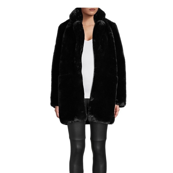 Apparis Sasha Faux Fur Coat - Picture 2 of 12